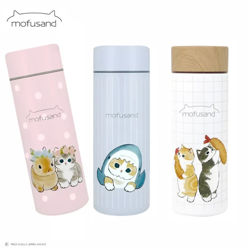 mofusand | Stainless Steel Bottle 300ml - Pack a Dilly Japan #